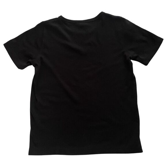 VINTAGE Y2K Isaac’s Designs Rhinestone Studded Kitty Cat Tee Black - Picture 2 of 6